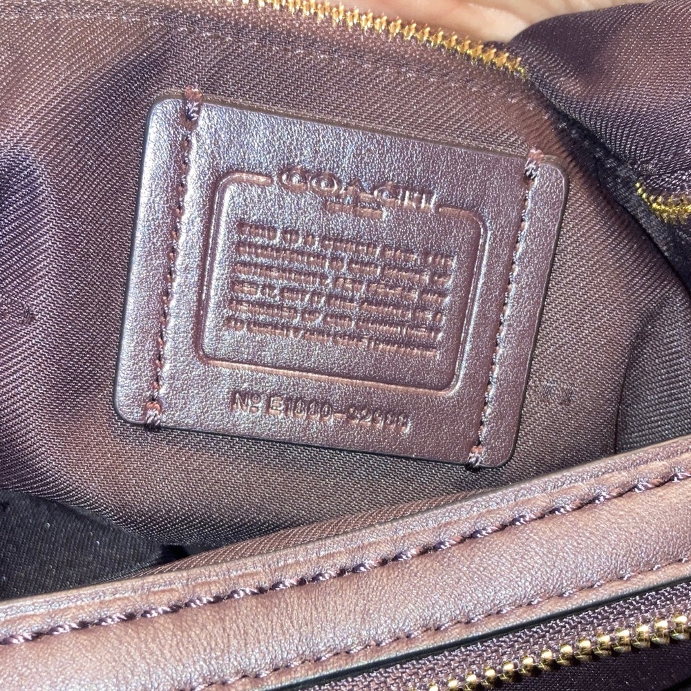 Coach Edie 42 Hobo Shoulder Bag 32988 with buffalo leather & suede suede panels - Picture 9 of 12